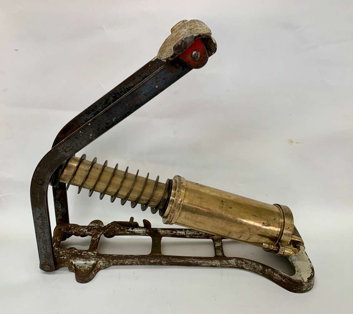Vintage Brass Foot Pump