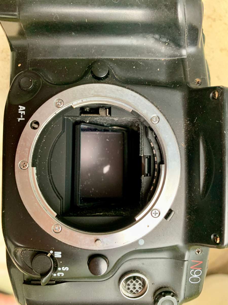 Vintage Nikon N90 35mm SLR Camera with Sigma 70-300mm Not Working