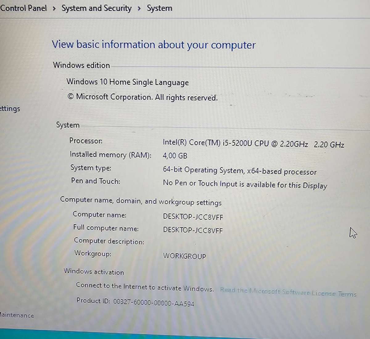 Working Proline W955AU Laptop with Charger