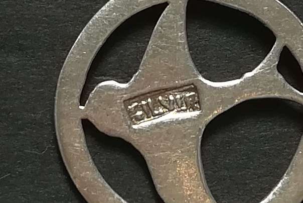 STERLING SILVER CHARM *DOVE* 20X20MM 1.8 GRAMS