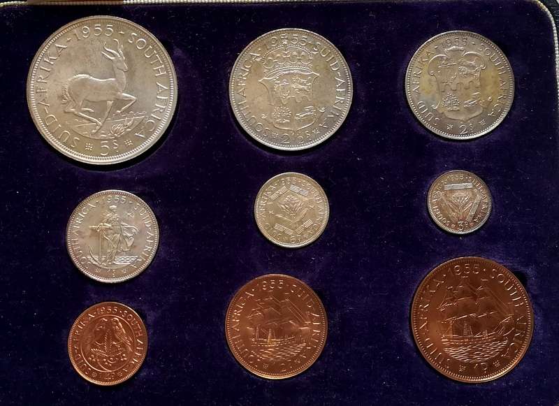 UNION 1955 PROOF SET S A M