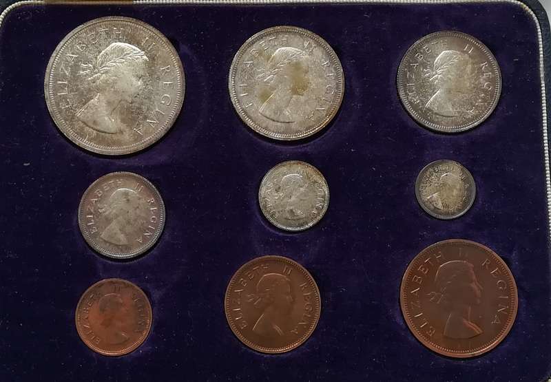 UNION 1955 PROOF SET S A M