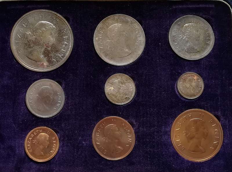 UNION 1955 PROOF SET S A M