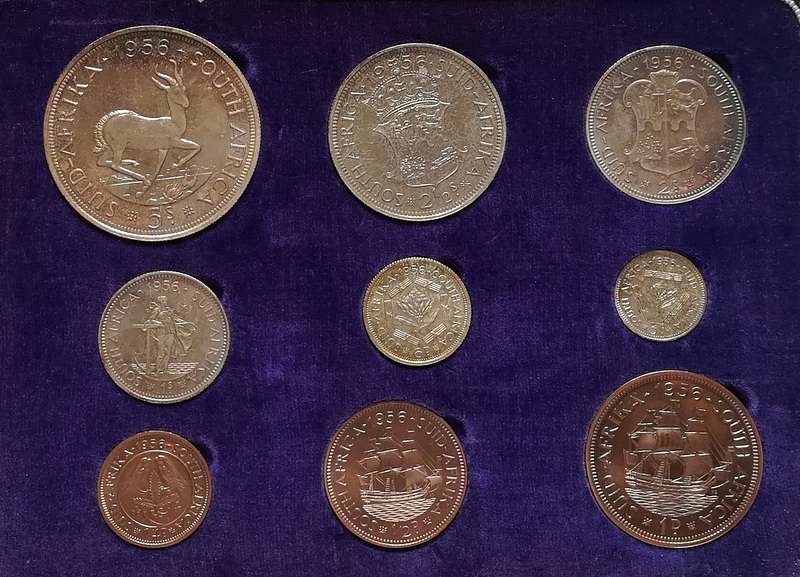 UNION 1956 PROOF SET S A M