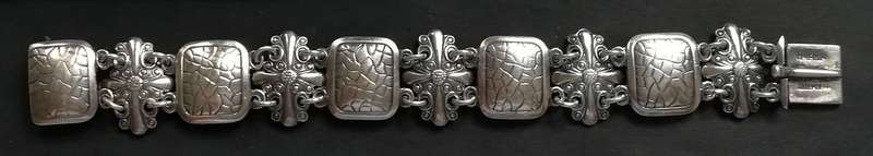 CANDIDA STERLING SILVER BRACELET 20X160MM 26 GRAMS