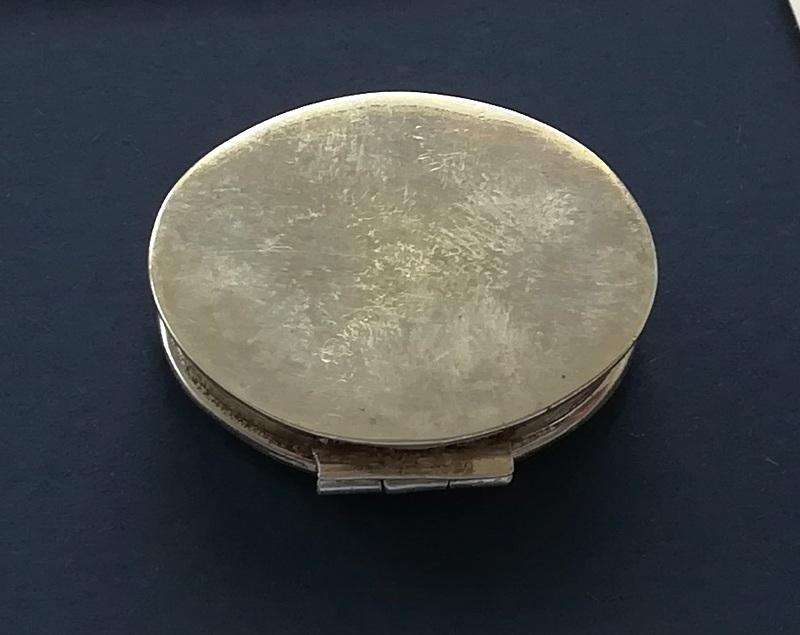 STERLING SILVER PILL BOX 10X20X30MM 10.9 GRAMS