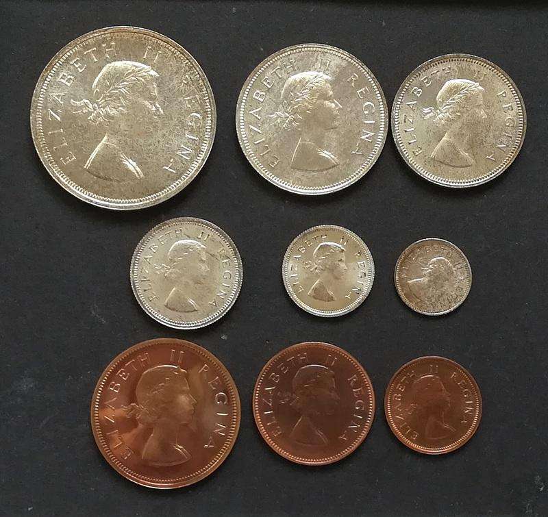 UNION 1957 PROOF SET S A M *NO BOX*