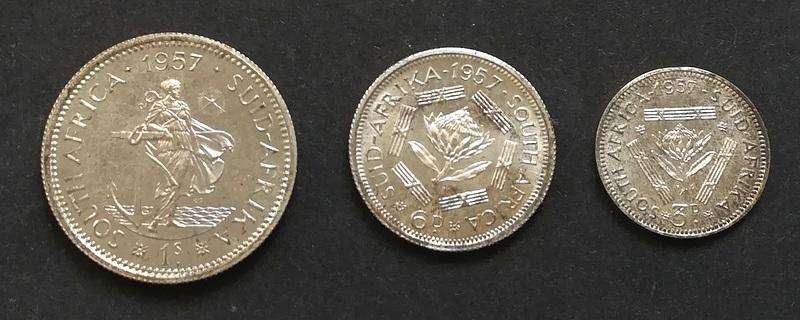 UNION 1957 PROOF SET S A M *NO BOX*