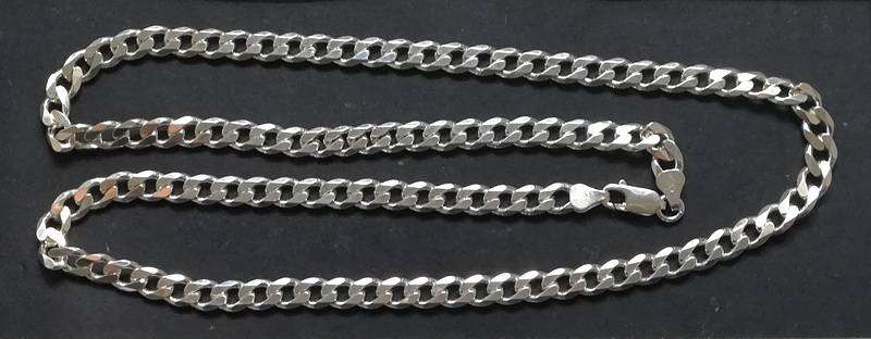 STERLING SILVER - ITALY CHAIN 6 X 640MM 452 GRAMS
