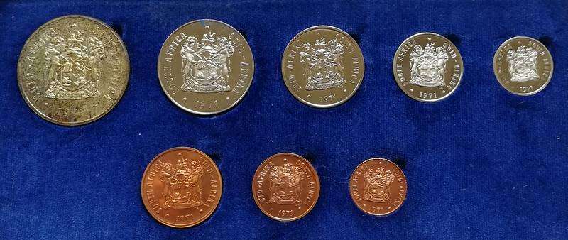 REPUBLIC 1971 PROOF SET S A M