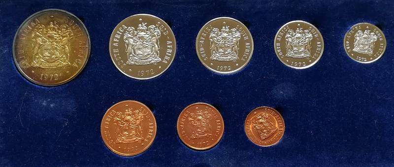 REPUBLIC 1972 PROOF SET S A M