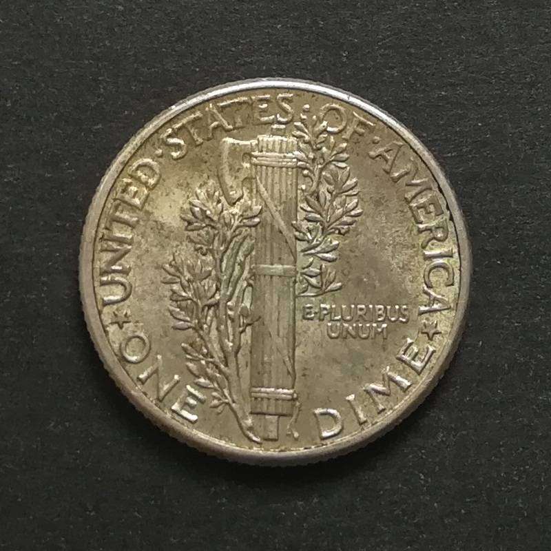 UNITED STATES 1943 SILVER MERCURY DIME