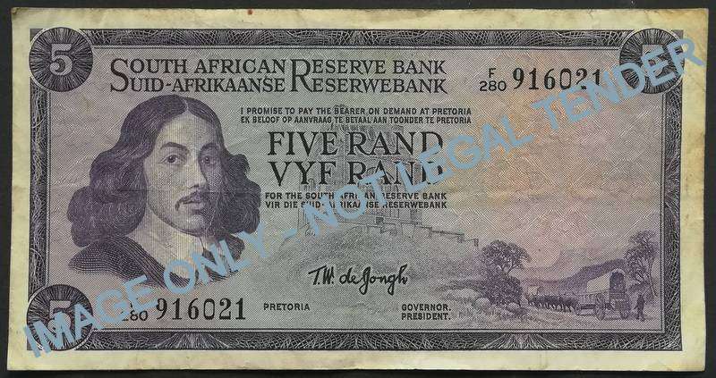 T W DEJONGH 5 RAND NOTE *FILLER* NOTE
