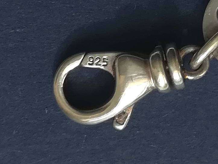 MONT BLANC STERLING SILVER KEY HOLDER 8 X 40MM