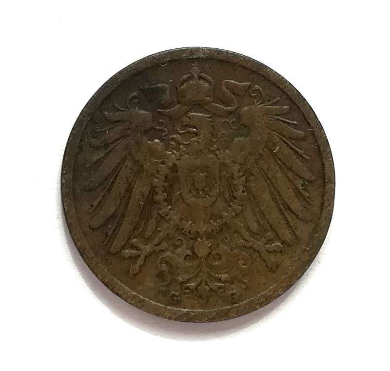 GERMAN EMPIRE 2 PFENNING 1906