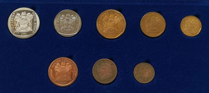 1991 REPUBLIC PROOF SET S A M