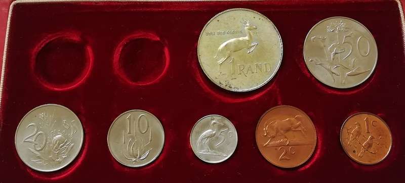 REPUBLIC 1966 PROOF SET S A M *NO GOL*