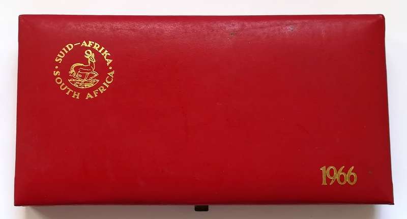 REPUBLIC 1966 PROOF SET S A M *NO GOL*