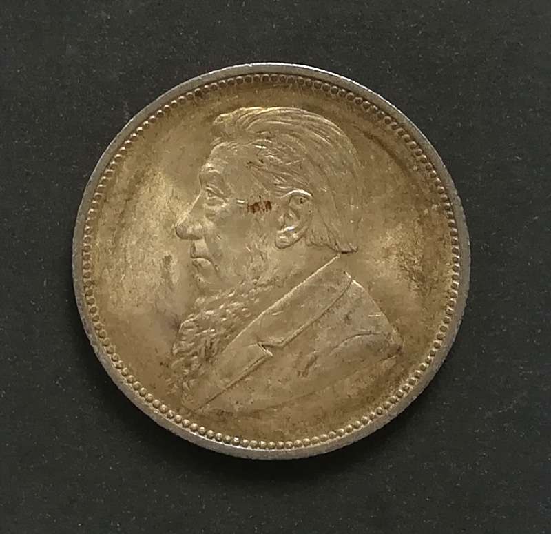ZAR 1897 2 SHILLINGS EF+