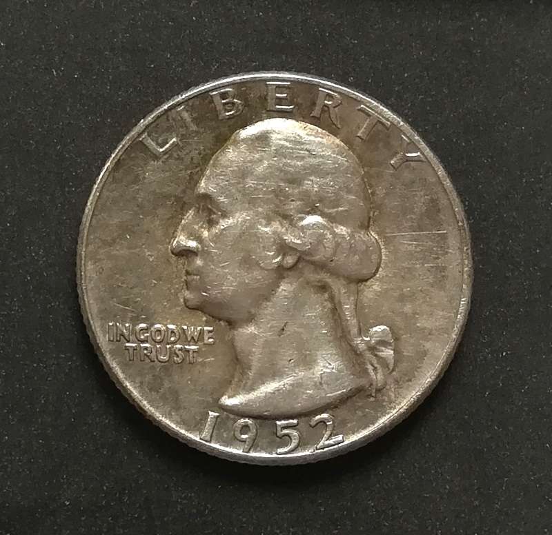 UNITED STATES 1952 SILVER QUARTER DOLLAR