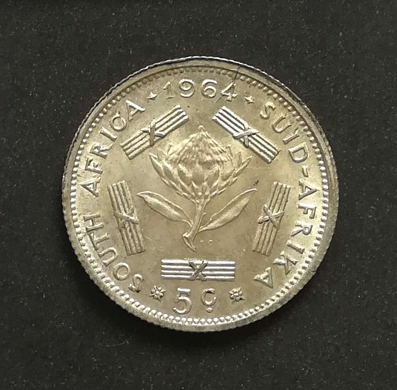 REPUBLIC 1964 5 CENTS **EXCELLENT**