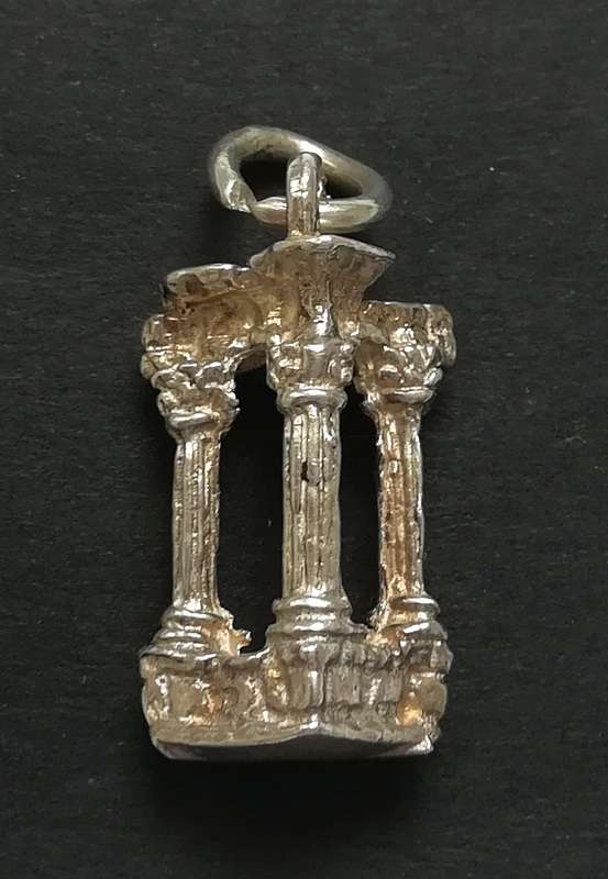 STERLING SILVER CHARM/PENDANT 2.5 GRAMS 8X20MM