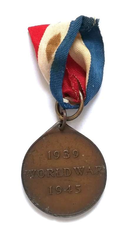 WW2 SOUTH AFRICA  WAR MEDAL FOR SERICES BRONZE