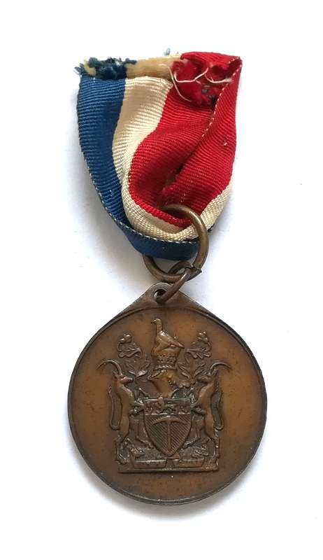 WW2 SOUTH AFRICA  WAR MEDAL FOR SERICES BRONZE