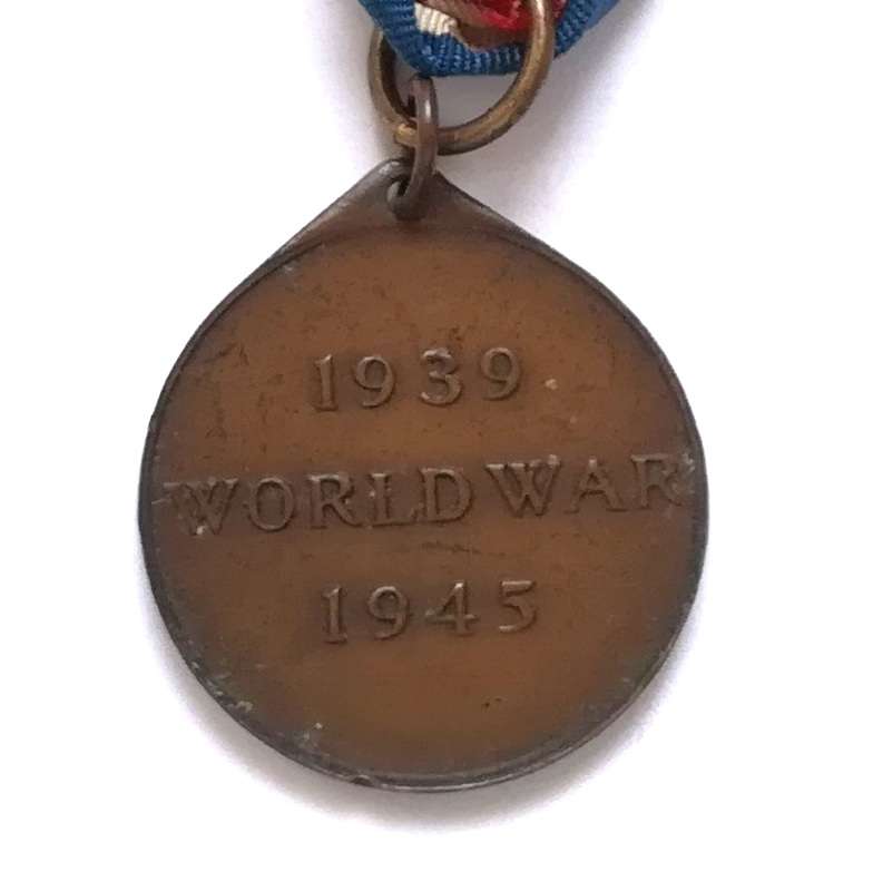 WW2 SOUTH AFRICA  WAR MEDAL FOR SERICES BRONZE
