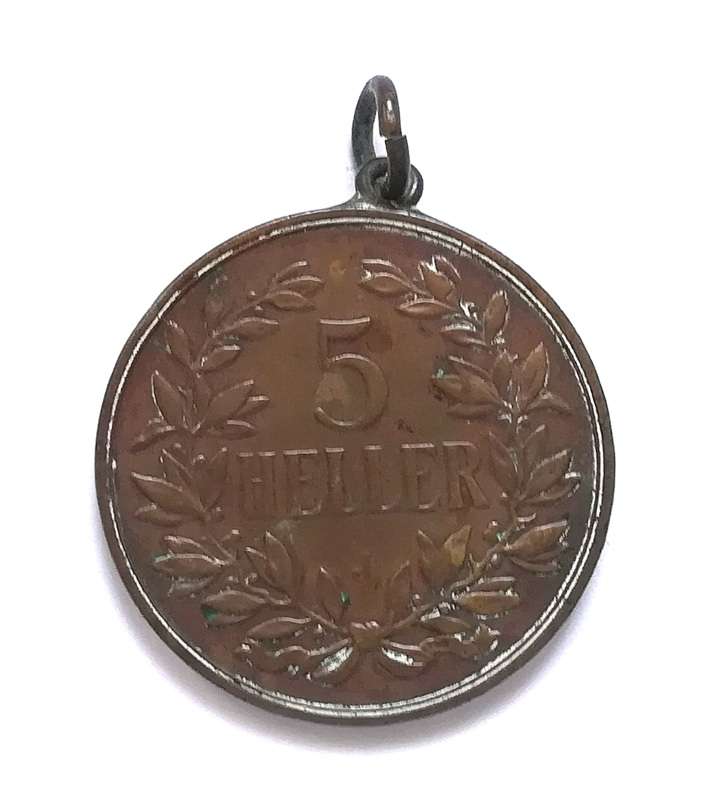 GERMAN EAST AFRICA 5 HELLER 1908J *MOUNT*t*