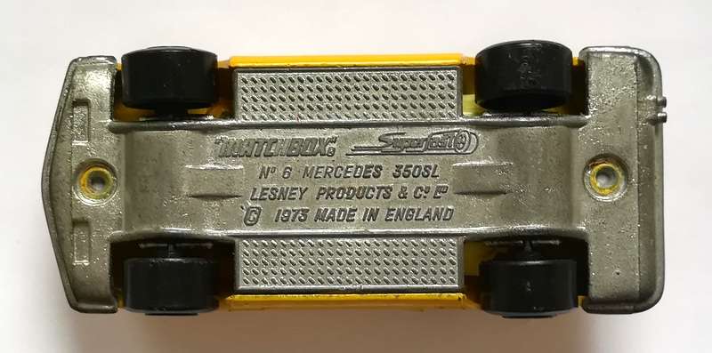 MATCHBOX SUPERFAST NO.6 MERCEDES 350SL 1973