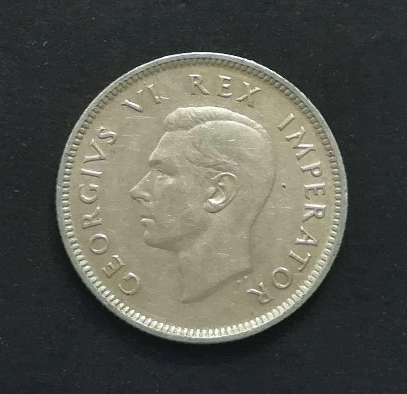 UNION 1937 1 SHILLING COIN