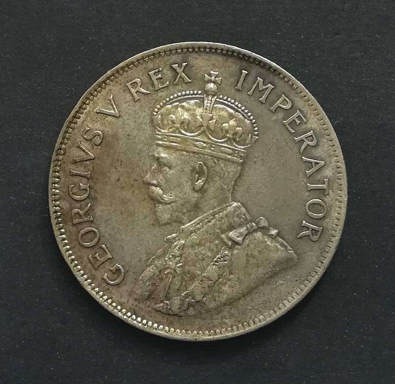 UNION 1936 2 1/2 SHILLING COIN *NIC TO RIM*