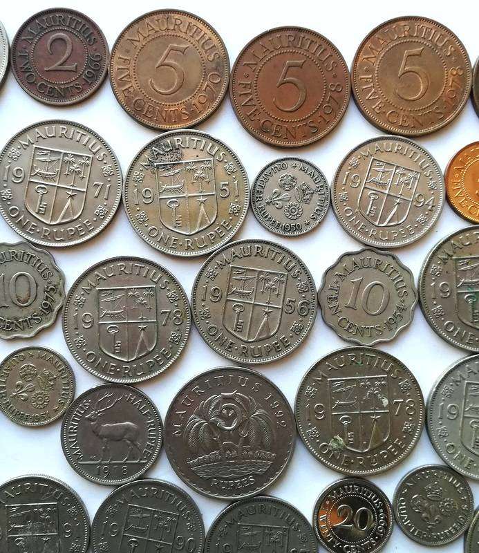MAURITIUS COINS - MIXED LOT