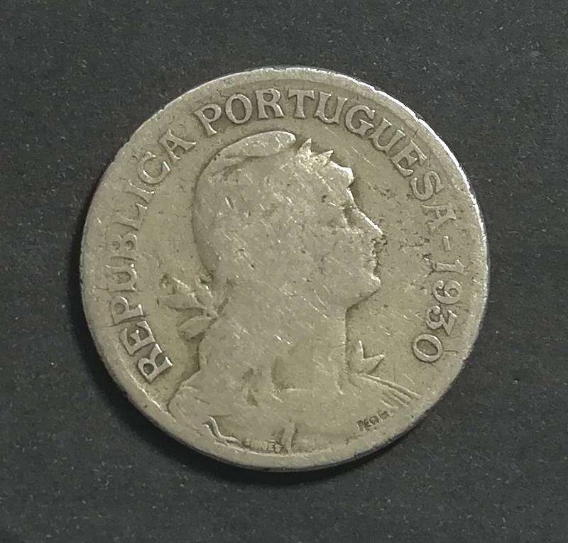 PORTUGAL 1 ESCUDO COIN 1930