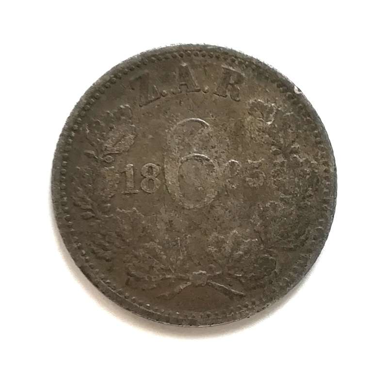 ZAR 1895 6 PENCE