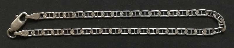 STERLING SILVER CHAIN BRACELET 200MMX2MM 3 GRAMS