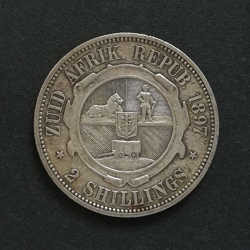 ZAR 1897 2 SHILLINGS