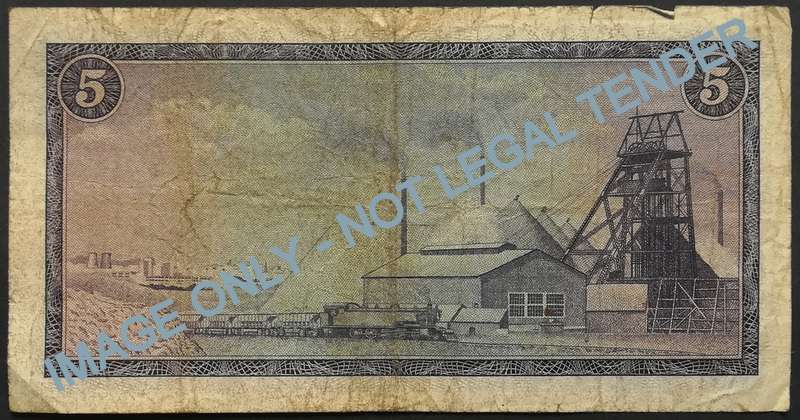 G RISSIK 5 RAND *FILLER NOTE*