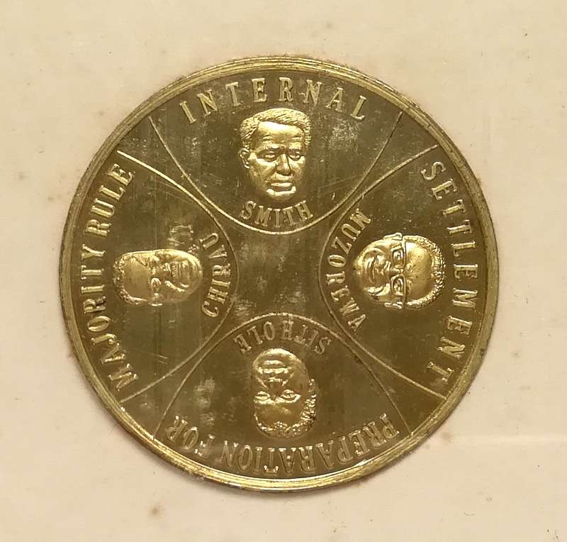 RHODESIAN HISTORY MEDALLION BRONZE VOLUME 5