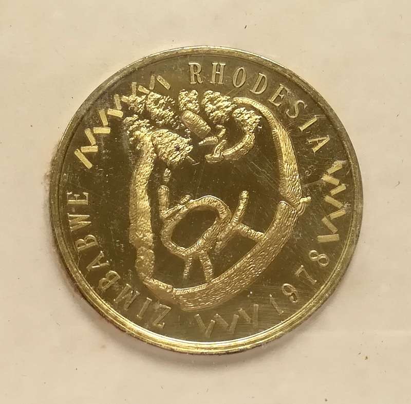 RHODESIAN HISTORY MEDALLION BRONZE VOLUME 5