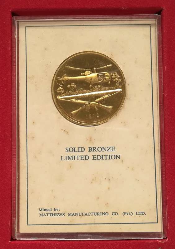 RHODESIAN HISTORY MEDALLION BRONZE VOLUME 3