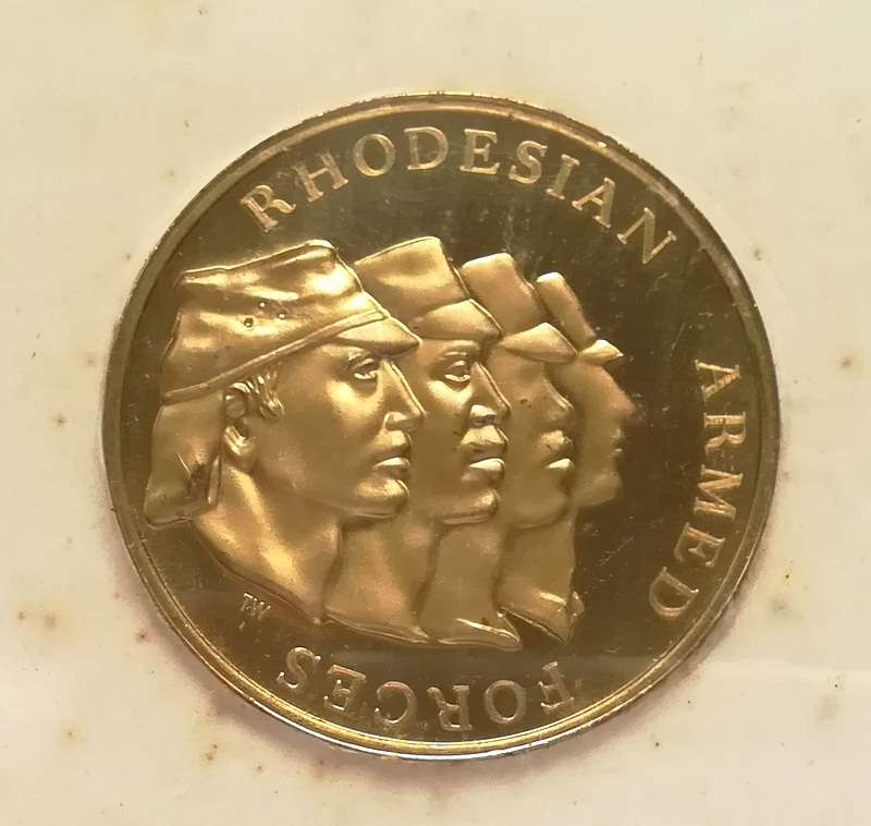 RHODESIAN HISTORY MEDALLION BRONZE VOLUME 3