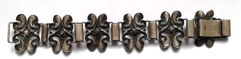 STERLING SILVER BRACELET 180MMX30MM 35 GRAMS