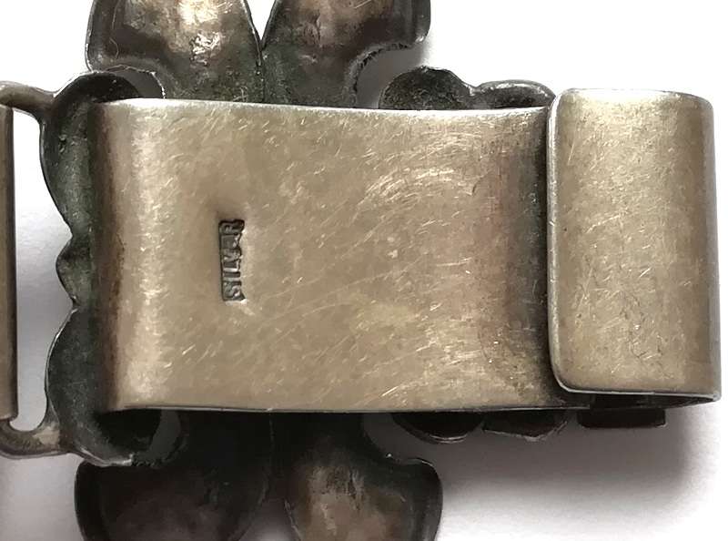 STERLING SILVER BRACELET 180MMX30MM 35 GRAMS