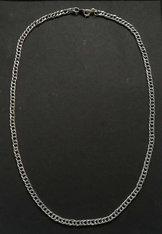 STERLING SILVER CHAIN 600MMX5MM 29.6 GRAMS