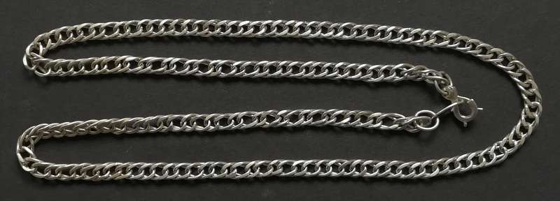 STERLING SILVER CHAIN 600MMX5MM 29.6 GRAMS