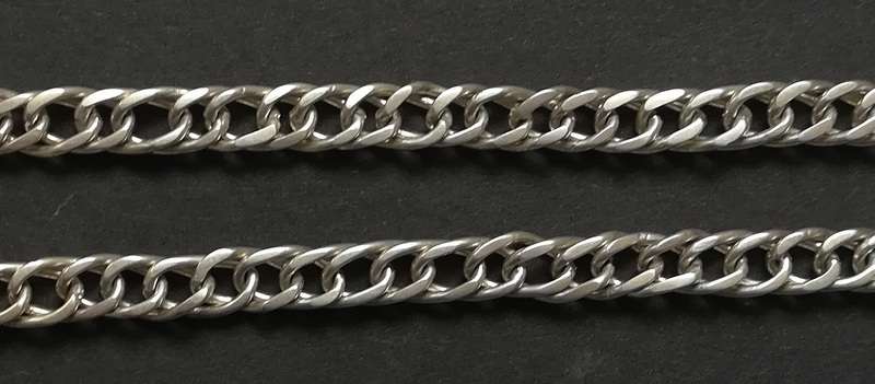 STERLING SILVER CHAIN 600MMX5MM 29.6 GRAMS