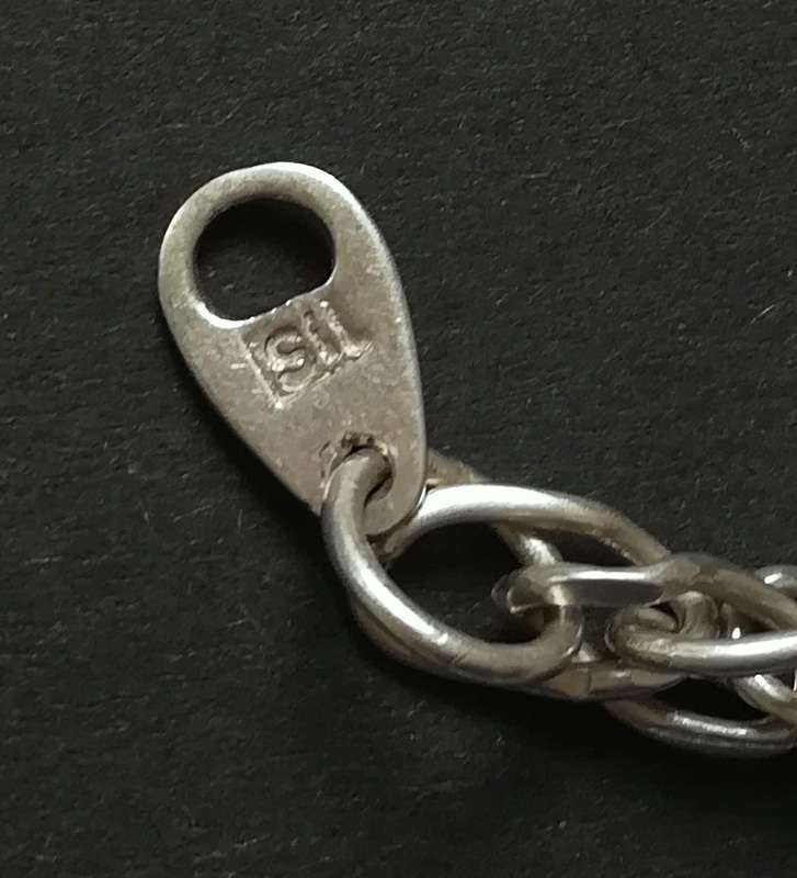 STERLING SILVER CHAIN 600MMX5MM 29.6 GRAMS