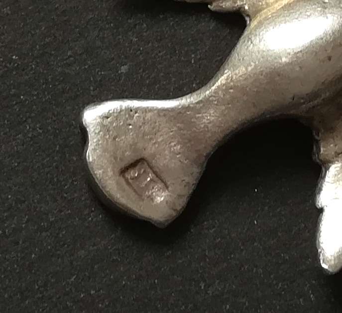 STERLING SILVER CHARM - DOVE 20X20MM 2.2 GRAMS